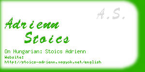 adrienn stoics business card